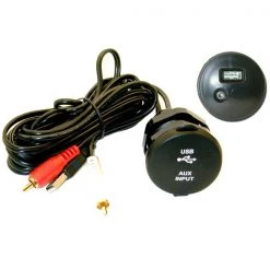 POLY-PLANAR Marine Audio Cables & Adapters 6 1/2' USB/AUX Accessory Extension Cable