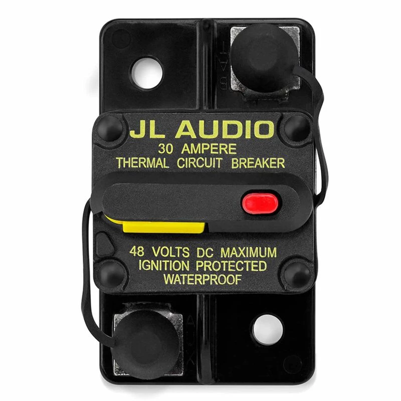 JL AUDIO Marine Audio Cables & Adapters XMD-MCB-30 Waterproof Ignition Protected 30A Circuit Breaker 3 JL AUDIO Marine Audio Cables & Adapters XMD-MCB-30 Waterproof Ignition Protected 30A Circuit Breaker