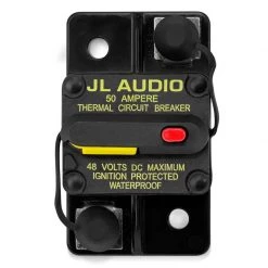 JL AUDIO Marine Audio Cables & Adapters XMD-MCB-50 Waterproof Ignition Protected 50A Circuit Breaker