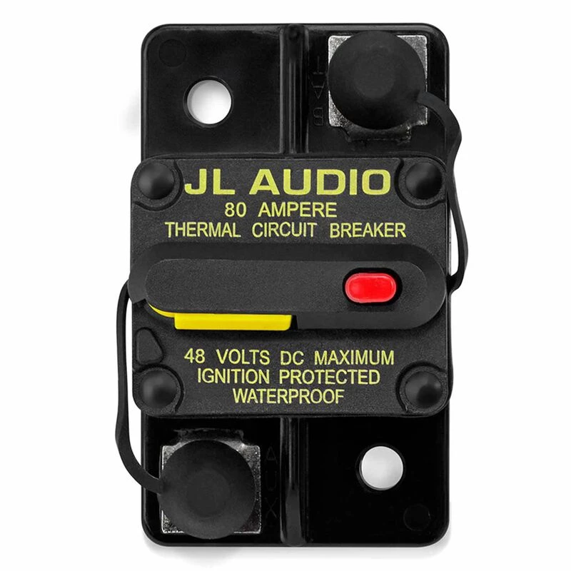 JL AUDIO Marine Audio Cables & Adapters XMD-MCB-80 Waterproof Ignition Protected 80A Circuit Breaker 3 JL AUDIO Marine Audio Cables & Adapters XMD-MCB-80 Waterproof Ignition Protected 80A Circuit Breaker