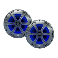 DUAL Marine Speakers DMS6516 6.5" 2-Way Speakers With Blue IllumiNITE™ LED Lighting