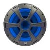 DUAL Marine Speakers 10" Marine Subwoofer With Blue IllumiNITE™ LED Lighting -Marine Audio Sales 17998378 1500.22052020123008