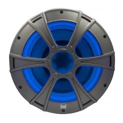 DUAL Marine Speakers 10" Marine Subwoofer With Blue IllumiNITE™ LED Lighting