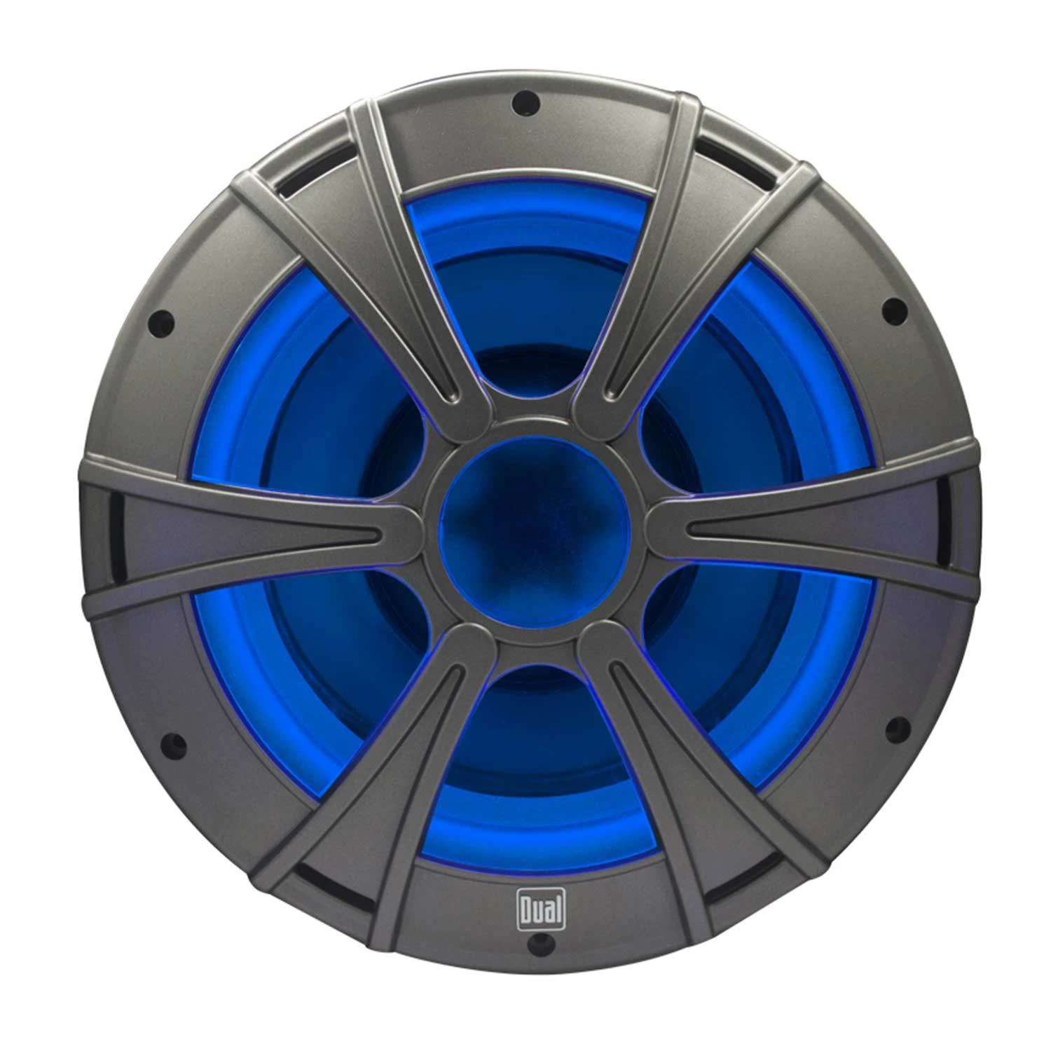 DUAL Marine Speakers 10" Marine Subwoofer With Blue IllumiNITE™ LED Lighting 3 DUAL Marine Speakers 10" Marine Subwoofer With Blue IllumiNITE™ LED Lighting