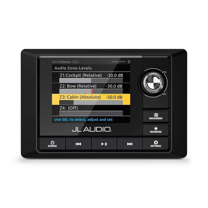 JL AUDIO Receivers MM100s-BE MediaMaster® Weatherproof (IP66) Premium Marine Media Receiver / Source Unit 4 JL AUDIO Receivers MM100s-BE MediaMaster® Weatherproof (IP66) Premium Marine Media Receiver / Source Unit - Image 2