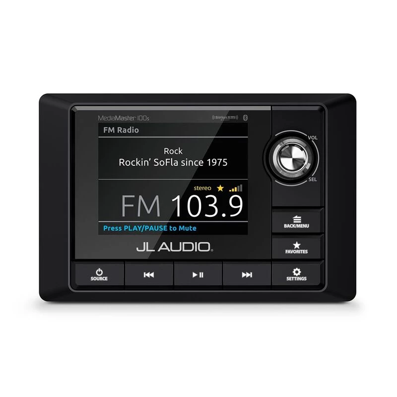 JL AUDIO Receivers MM100s-BE MediaMaster® Weatherproof (IP66) Premium Marine Media Receiver / Source Unit 5 JL AUDIO Receivers MM100s-BE MediaMaster® Weatherproof (IP66) Premium Marine Media Receiver / Source Unit - Image 3
