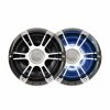 FUSION Marine Speakers SG-CL77SPC Coaxial Signature Speakers, Sport Chrome/Gray With LED -Marine Audio Sales 19059831 1500.04062018120142