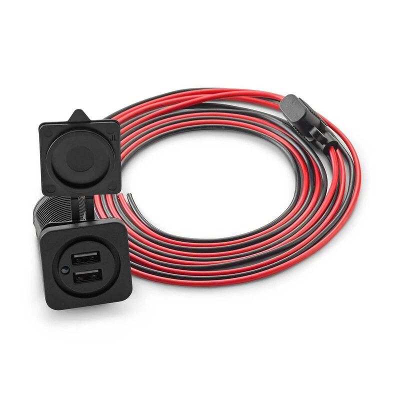 JL AUDIO Audio Accessories XMD-USBCHG/2X-PNL: Panel Mount USB Charging Jack 4 JL AUDIO Audio Accessories XMD-USBCHG/2X-PNL: Panel Mount USB Charging Jack - Image 2