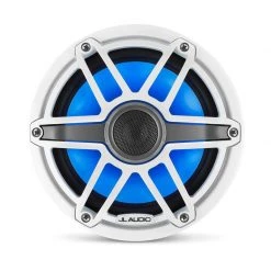 JL AUDIO Marine Speakers M6-770X-S-GwGw-i 7.7" Marine Coaxial Speakers, White Sport Grilles With RGB LED Lighting
