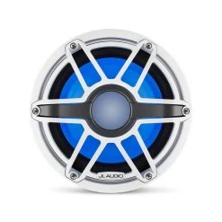 JL AUDIO Marine Speakers M6-8IB-S-GwGw-i-4 8" Marine Subwoofer Driver, White Sport Grille With RGB LED Lighting