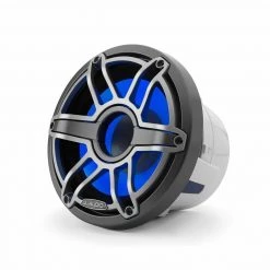 JL AUDIO Marine Speakers M6-8IB-S-GmTi-i-4 8" Marine Subwoofer Driver, Gunmetal & Titanium Sport Grille With RGB LED Lighting