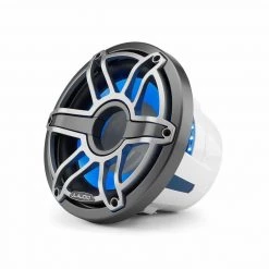 JL AUDIO Marine Speakers M6-10IB-S-GmTi-i-4 10" Marine Subwoofer Driver, Gunmetal And Titanium Sport Grille With RGB LED Lighting