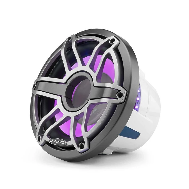 JL AUDIO Marine Speakers M6-10IB-S-GmTi-i-4 10" Marine Subwoofer Driver, Gunmetal And Titanium Sport Grille With RGB LED Lighting 7 JL AUDIO Marine Speakers M6-10IB-S-GmTi-i-4 10" Marine Subwoofer Driver, Gunmetal And Titanium Sport Grille With RGB LED Lighting - Image 5