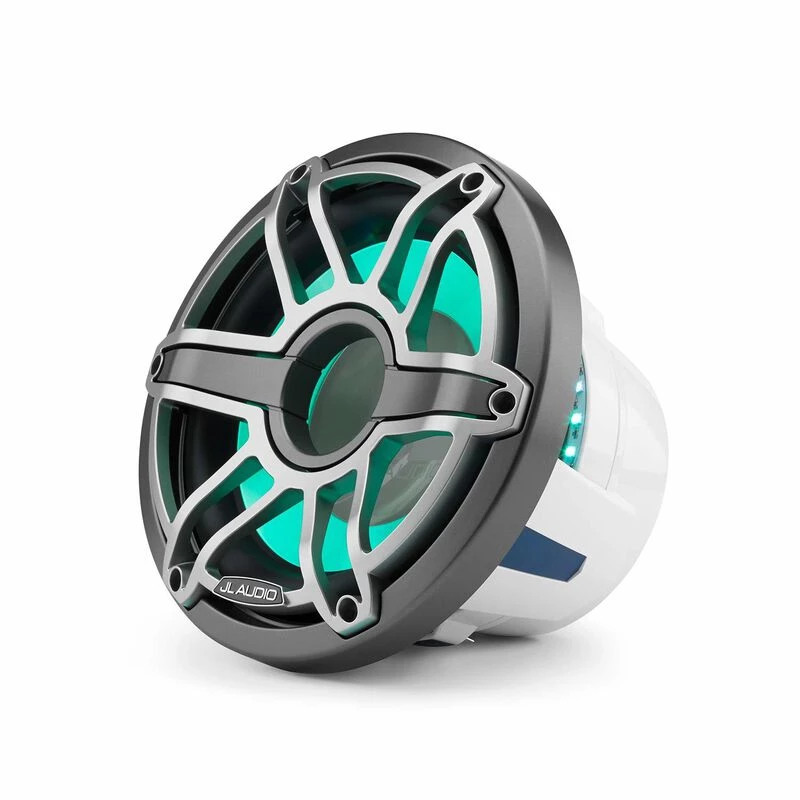 JL AUDIO Marine Speakers M6-10IB-S-GmTi-i-4 10" Marine Subwoofer Driver, Gunmetal And Titanium Sport Grille With RGB LED Lighting 9 JL AUDIO Marine Speakers M6-10IB-S-GmTi-i-4 10" Marine Subwoofer Driver, Gunmetal And Titanium Sport Grille With RGB LED Lighting - Image 7