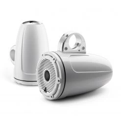 JL AUDIO Marine Speakers M6-770ETXv3-Gw-C-GwGw 7.7" Enclosed Marine Coaxial Speaker System, Gloss White, White Classic Grille