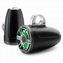 JL AUDIO Marine Speakers M6-770ETXv3-Sb-S-GmTi-i 7.7" Enclosed Marine Coaxial Speaker System, Satin Black, Gunmetal And Titanium Sport Grille With RGB LED Lighting -Marine Audio Sales 19432699 3 1500.18012019033020