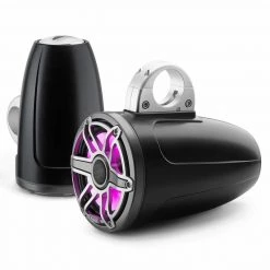 JL AUDIO Marine Speakers M6-770ETXv3-Sb-S-GmTi-i 7.7" Enclosed Marine Coaxial Speaker System, Satin Black, Gunmetal And Titanium Sport Grille With RGB LED Lighting -Marine Audio Sales 19432699 4 1500.18012019033023