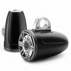 JL AUDIO Marine Speakers M6-770ETXv3-Sb-S-GmTi-i 7.7" Enclosed Marine Coaxial Speaker System, Satin Black, Gunmetal And Titanium Sport Grille With RGB LED Lighting -Marine Audio Sales 19432699 5 1500.08022019030016