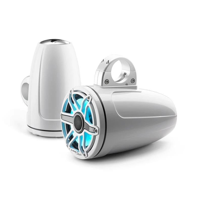 JL AUDIO Marine Speakers M6-770ETXv3-Gw-S-GwGw-i 7.7" Enclosed Marine Coaxial Speaker System, Gloss White, White Sport Grille With RGB LED Lighting 7 JL AUDIO Marine Speakers M6-770ETXv3-Gw-S-GwGw-i 7.7" Enclosed Marine Coaxial Speaker System, Gloss White, White Sport Grille With RGB LED Lighting - Image 5