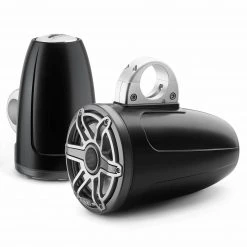 JL AUDIO Marine Speakers M6-770ETXv3-Sb-S-GmTi 7.7" Enclosed Marine Coaxial Speaker System, Satin Black, Gunmetal And Titanium Sport Grille