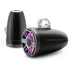 JL AUDIO Marine Speakers M6-880ETXv3-Sb-S-GmTi-i 8.8" Enclosed Marine Coaxial Speaker System, Satin Black, Gunmetal And Titanium Sport Grille With RGB LED Lighting -Marine Audio Sales 19432756 4 1500.18012019040029