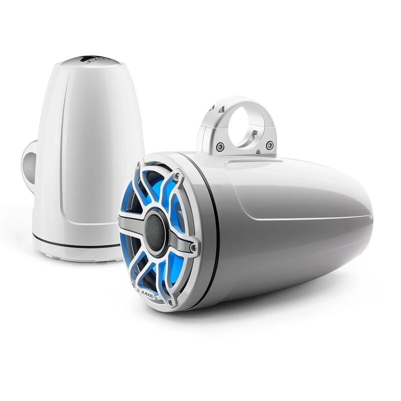 JL AUDIO Marine Speakers M6-880ETXv3-Gw-S-GwGw-i 8.8" Enclosed Marine Coaxial Speaker System, Gloss White, White Sport Grille With RGB LED Lighting 3 JL AUDIO Marine Speakers M6-880ETXv3-Gw-S-GwGw-i 8.8" Enclosed Marine Coaxial Speaker System, Gloss White, White Sport Grille With RGB LED Lighting