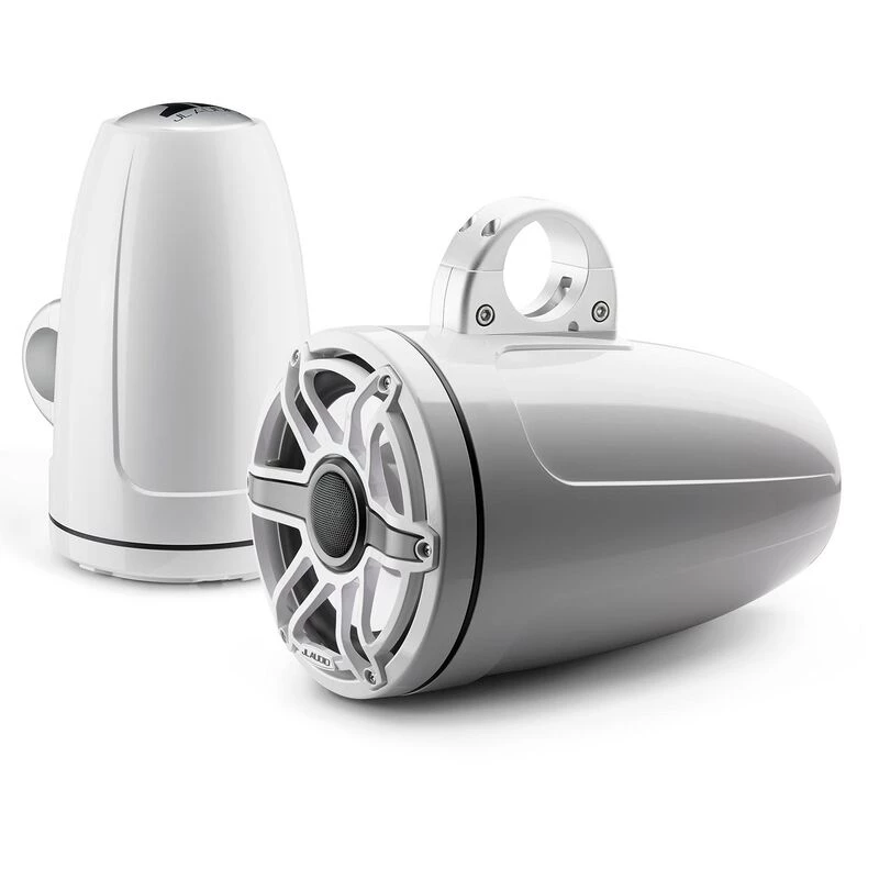 JL AUDIO Marine Speakers M6-880ETXv3-Gw-S-GwGw-i 8.8" Enclosed Marine Coaxial Speaker System, Gloss White, White Sport Grille With RGB LED Lighting 7 JL AUDIO Marine Speakers M6-880ETXv3-Gw-S-GwGw-i 8.8" Enclosed Marine Coaxial Speaker System, Gloss White, White Sport Grille With RGB LED Lighting - Image 5