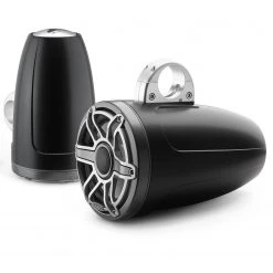 JL AUDIO Marine Speakers M6-880ETXv3-Sb-S-GmTi 8.8" Enclosed Marine Coaxial Speaker System, Satin Black, Gunmetal And Titanium Sport Grille