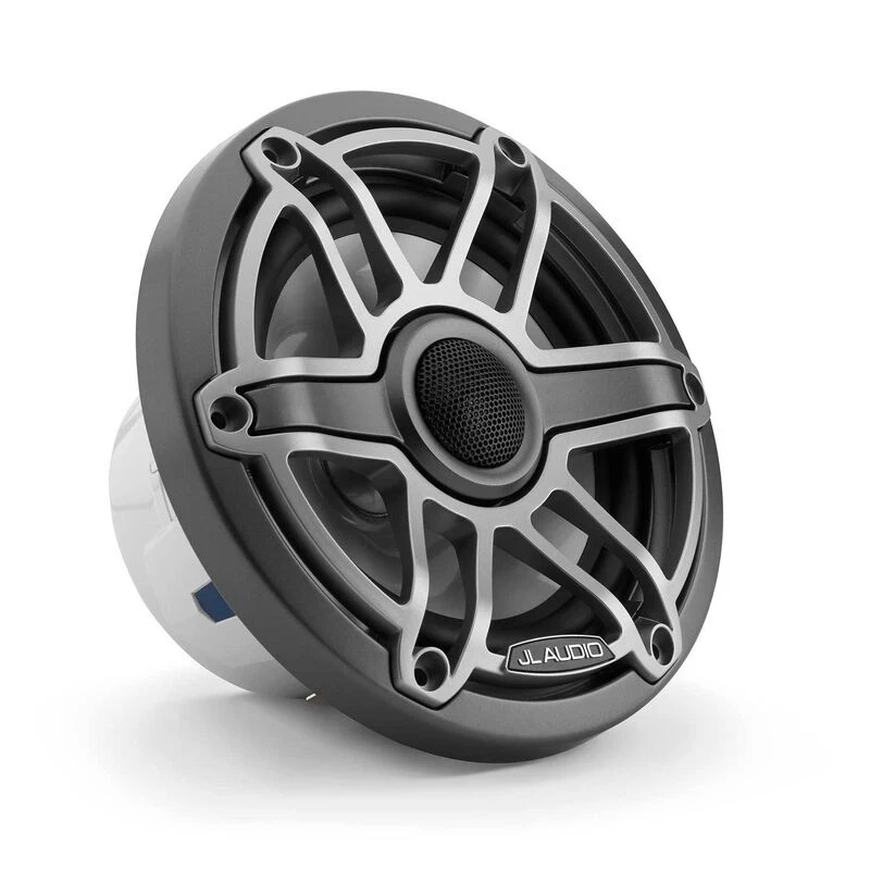 JL AUDIO Marine Speakers M6-650X-S-GmTi 6.5" Marine Coaxial Speakers, Gunmetal And Titanium Sport Grilles 4 JL AUDIO Marine Speakers M6-650X-S-GmTi 6.5" Marine Coaxial Speakers, Gunmetal And Titanium Sport Grilles - Image 2
