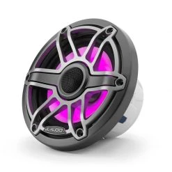 JL AUDIO Marine Speakers M6-650X-S-GmTi-i 6.5" Marine Coaxial Speakers, Gunmetal And Titanium Sport Grilles With RGB LED Lighting -Marine Audio Sales 19432822 5 1500.15012019113055