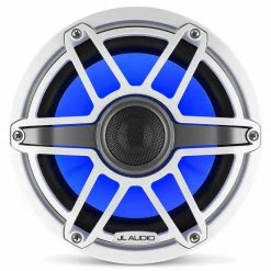 JL AUDIO Marine Speakers M6-880X-S-GwGw-i 8.8" Marine Coaxial Speakers, White Sport Grilles With RGB LED Lighting