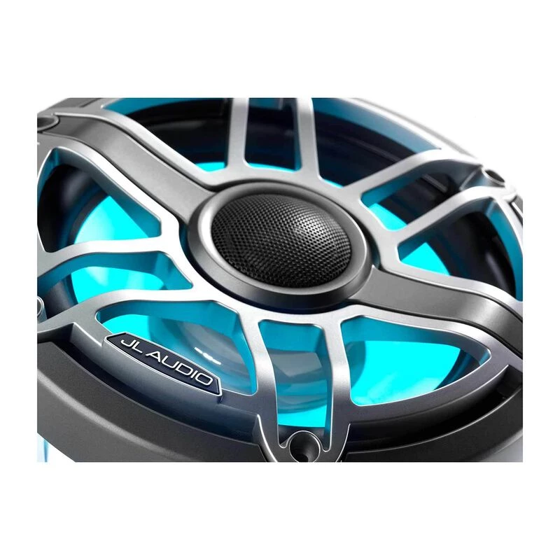JL AUDIO Marine Speakers M6-880X-S-GmTi-i 8.8" Marine Coaxial Speakers, Gunmetal And Titanium Sport Grilles With RGB LED Lighting 10 JL AUDIO Marine Speakers M6-880X-S-GmTi-i 8.8" Marine Coaxial Speakers, Gunmetal And Titanium Sport Grilles With RGB LED Lighting - Image 8