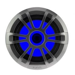 FUSION EL-FL651SPG 6.5" 80 Watt Full Range Shallow Mount Sport Gray Marine Speakers With RGB LED Illumination