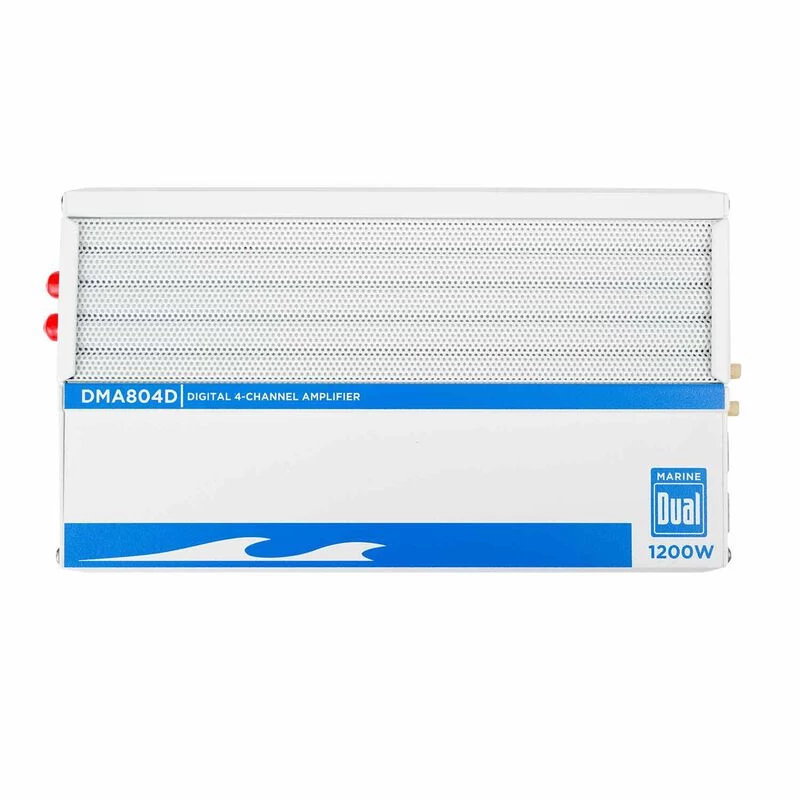 DUAL Audio Amplifiers DMA804D 1200 Watt Peak-to-Peak Marine Amplifier 3 DUAL Audio Amplifiers DMA804D 1200 Watt Peak-to-Peak Marine Amplifier