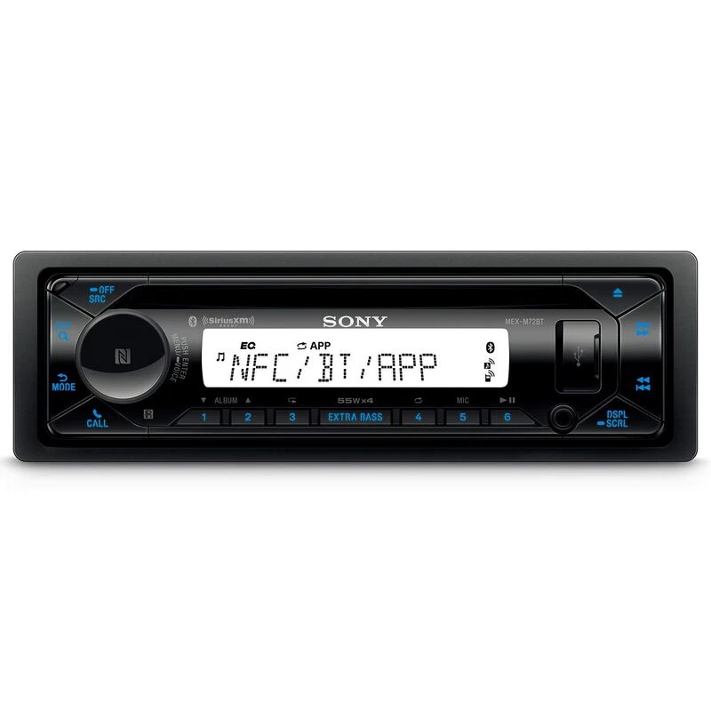 SONY Receivers MEX-M72BT Marine CD Receiver With Bluetooth® 3 SONY Receivers MEX-M72BT Marine CD Receiver With Bluetooth®