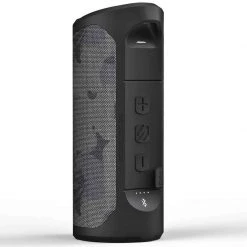 SCOSCHE Portable Speakers BoomBottle™ Rugged Waterproof Wireless Bluetooth Speaker With Integrated MagicMount™, Black Camo