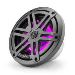 JL AUDIO Marine Speakers M3-650X-S-Gm-i 6.5" Marine Coaxial Speakers Gunmetal Sport Grilles With RGB LED Lighting -Marine Audio Sales 19561893 3 1500.05042019113040