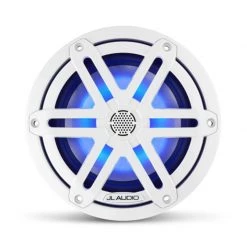 JL AUDIO Marine Speakers M3-650X-S-Gw-i 6.5" Marine Coaxial Speakers, White Sport Grilles With RGB LED Lighting
