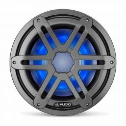 JL AUDIO Marine Speakers M3-10IB-S-Gm-i-4 10" Marine Subwoofer Driver, Gunmetal Sport Grilles With RGB LED Lighting