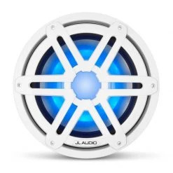 JL AUDIO Marine Speakers M3-10IB-S-Gw-i-4 10" Marine Subwoofer Driver, White Sport Grilles With RGB LED Lighting