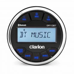 CLARION MARINE AUDIO Receivers GR10BT 3" Gauge Marine USB/MP3/WMA Receiver With Bluetooth