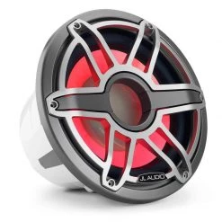 JL AUDIO Marine Speakers M7-12IB-S-GmTi-i-4 12" Marine Subwoofer Driver With Transflective™ LED Lighting, Gunmetal Trim Ring, Titanium Sport Grille -Marine Audio Sales 19997634 5 1500.29052020023038