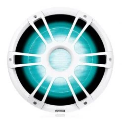 FUSION Marine Speakers SG-SL122SPW Signature Series 3 12" Sport White Marine Subwoofer With CRGBW Lighting