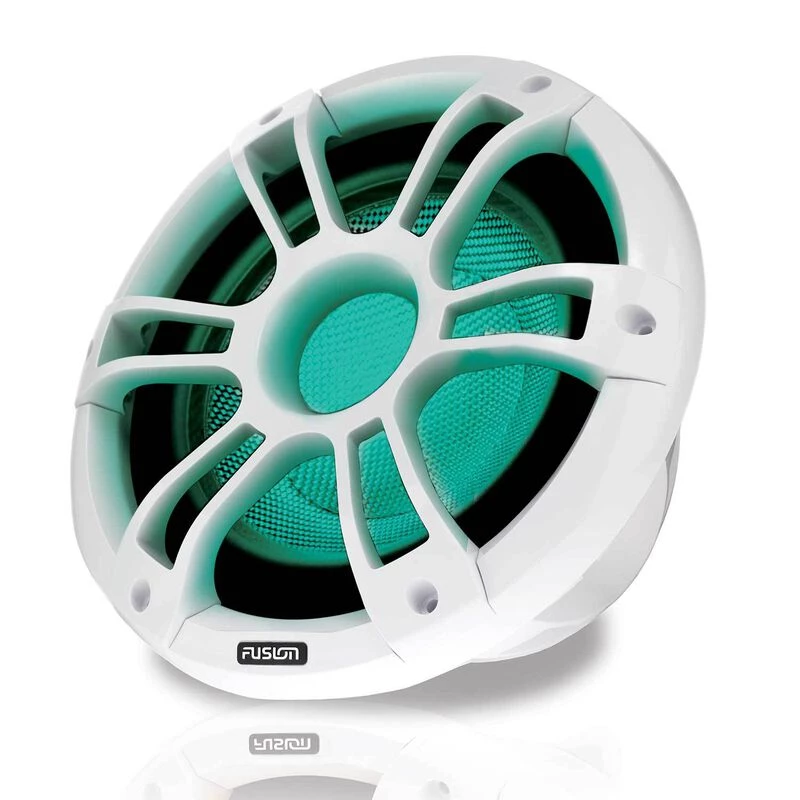 FUSION Marine Speakers SG-SL102SPW 10" Subwoofer With White Sport Grille And CRGBW LED Lighting 3 FUSION Marine Speakers SG-SL102SPW 10" Subwoofer With White Sport Grille And CRGBW LED Lighting