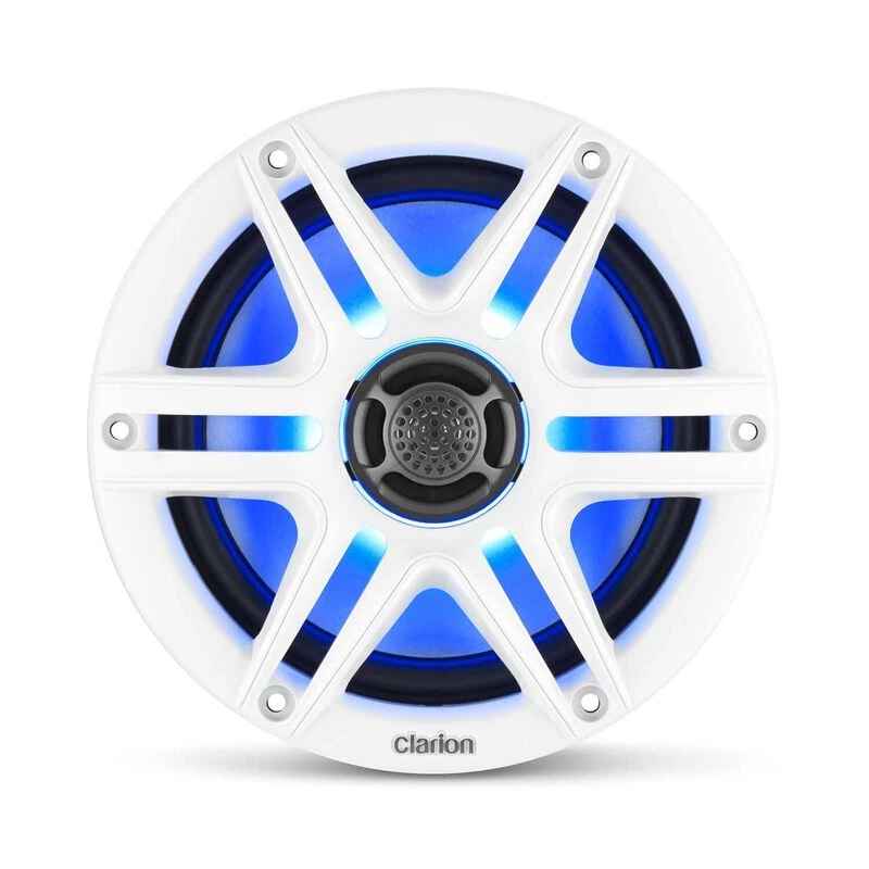 CLARION MARINE AUDIO Marine Speakers CMS-651RGB-SWB 6.5" 2-way Marine Speaker With Sport Grilles And RGB Lighting 3 CLARION MARINE AUDIO Marine Speakers CMS-651RGB-SWB 6.5" 2-way Marine Speaker With Sport Grilles And RGB Lighting