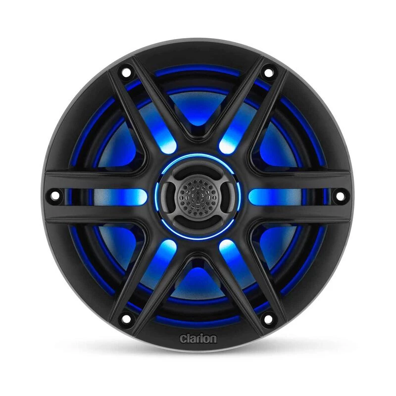 CLARION MARINE AUDIO Marine Speakers CMS-651RGB-SWB 6.5" 2-way Marine Speaker With Sport Grilles And RGB Lighting 4 CLARION MARINE AUDIO Marine Speakers CMS-651RGB-SWB 6.5" 2-way Marine Speaker With Sport Grilles And RGB Lighting - Image 2