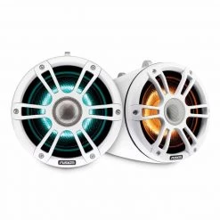 FUSION Marine Speakers 6.5” 230 W Sports White Wake Tower Speakers With CRGBW LED Lighting